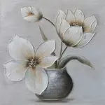 Monee OLEJOMALBA, květiny, 85/85 cm