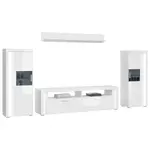 MID.YOU OBÝVACÍ STĚNA vysoce lesklá bílá