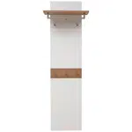 Dieter Knoll ŠATNÍ PANEL, bílá, barvy dubu, divoký dub, 45-60/187/28 cm