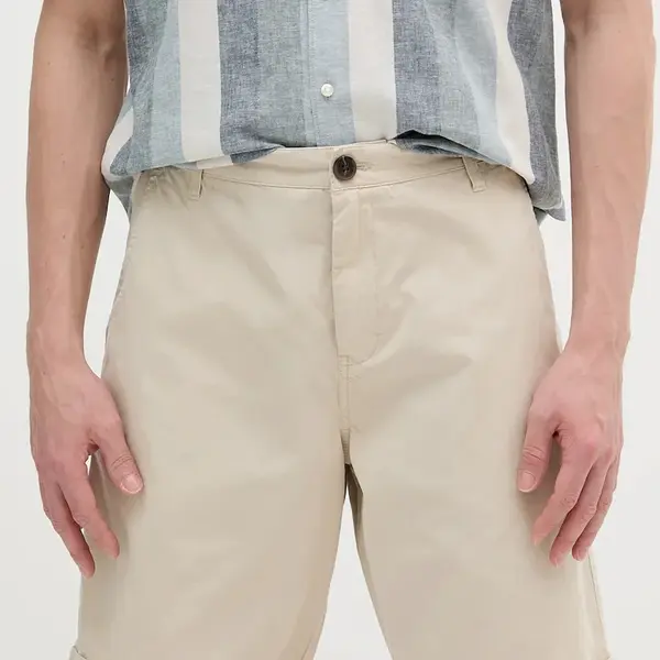 Kraťasy Barbour pánské, béžová barva