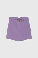 Dětská sukně Pinko Up fialová barva, mini