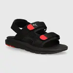 Dětské sandály Puma Evolve PS černá barva