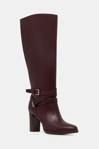 Kožené kozačky Lauren Ralph Lauren Cllns Tl Hl