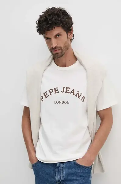 Bavlněné tričko Pepe Jeans ANWEN B