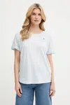 Bavlněné tričko G-Star Raw dámské, bílá barva