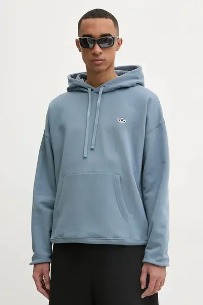 Bavlněná mikina Diesel S-ROB-HOOD-DOVAL-PJ