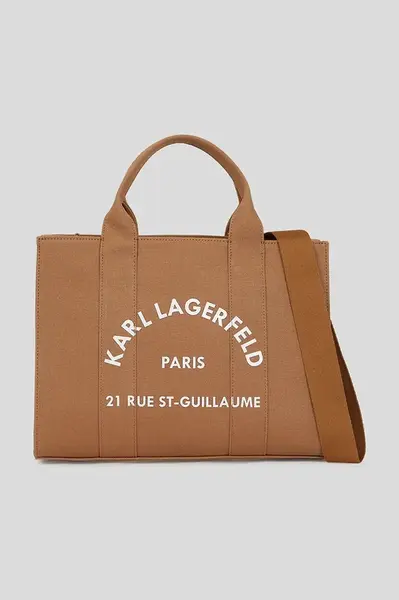 Kabelka Karl Lagerfeld K/RSG hnědá barva, A1W50010