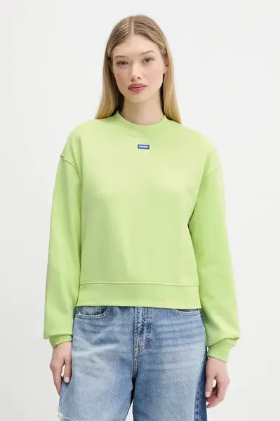 Bavlněná mikina Hugo Blue Delessa_B_1