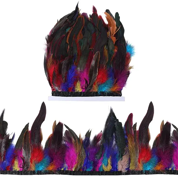 1 Bundle Fashion Feather Cloth Strand Costume Accessories
