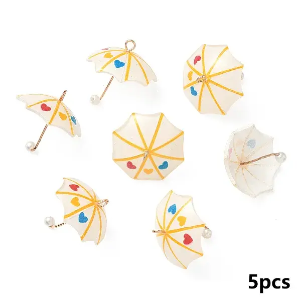 10Pcs Resin Pendants