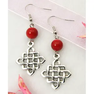 Dangle Rhombus Earrings