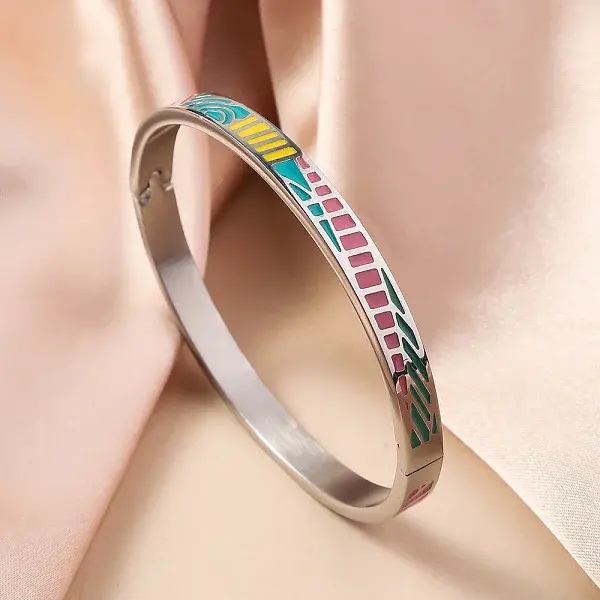 304 Stainless Steel Enamel Bangles