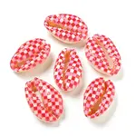 Printed Natural Shell Beads