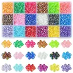 5400Pcs 18 Colors Transparent Acrylic Beads