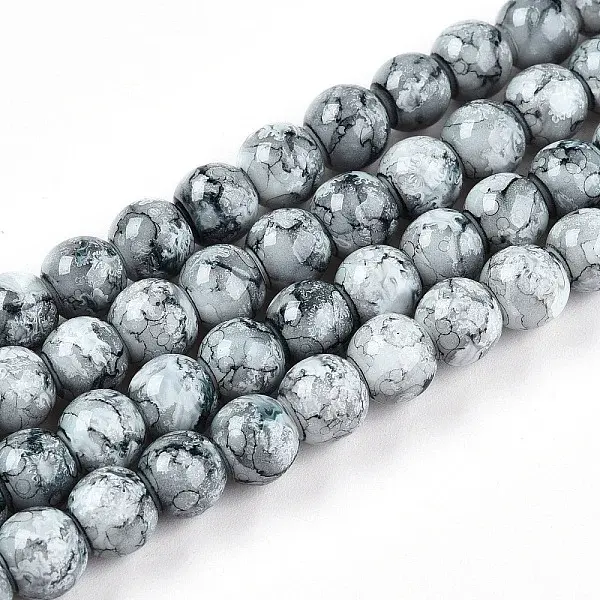 Baking Painted Glass Beads Strands