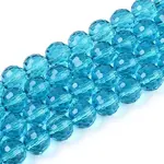 Transparent Glass Bead Strands