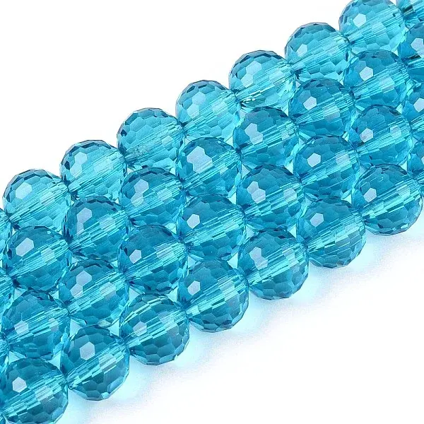 Transparent Glass Bead Strands