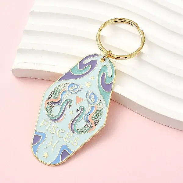 Alloy Enamel Keychains