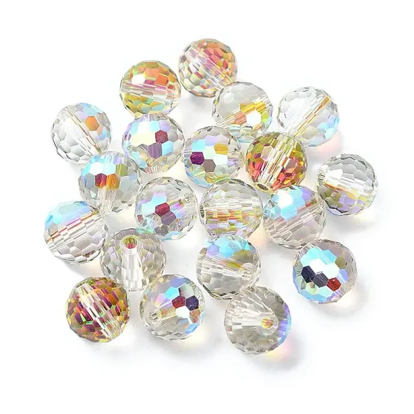 AB Color Plated Glass Beads