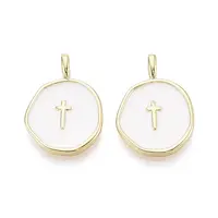 Brass Enamel Pendants