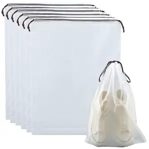 10Pcs PE Velvet Drawstring Storage Bags