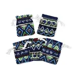 Ethnic Style Burlap Packing Pouches