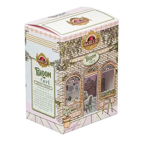 BASILUR Bloom café zesty twist směs černého čaje 75 g