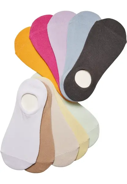 No Show Socks 10-Pack Multicolor