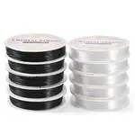 10 Rolls 10 Styles Round Elastic Crystal Thread