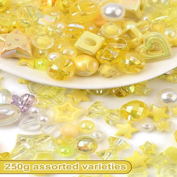 250G Opaque & Transparent Acrylic Beads