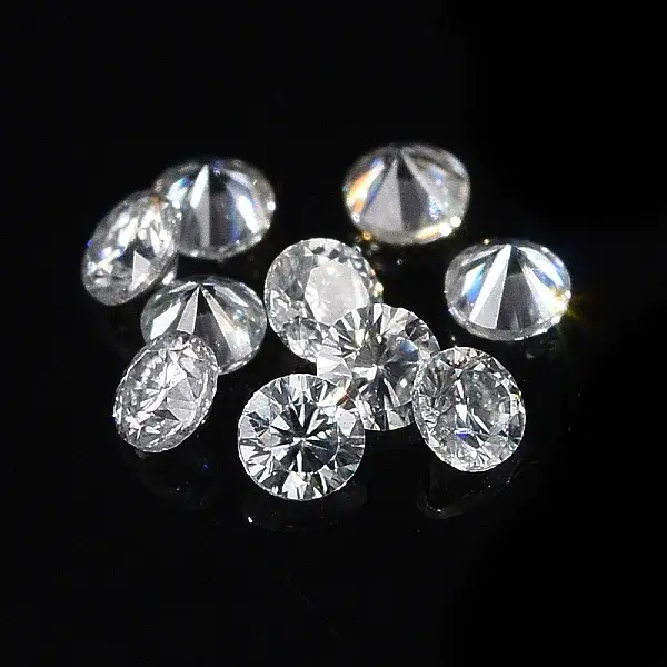 White D Color Round Cut Loose Moissanite Stones