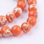 Synthetic Imperial Jasper Beads Strands