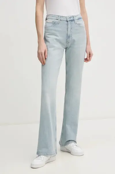 Džíny Calvin Klein Jeans dámské, high waist, J20J224510