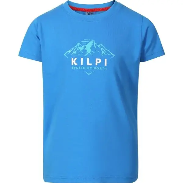 KILPI ALBION Chlapecké bavlněné tričko, modrá, velikost