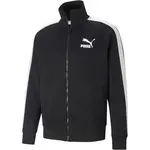 Puma ICONIC T7 TRACK JACKET Pánska mikina, čierna, veľkosť