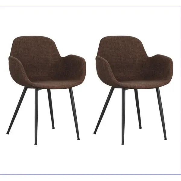 MID.YOU SADA ŽIDLÍ S PODRUČKAMI 2 kusy