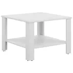 Carryhome KONFERENČNÍ STOLEK, bílá, kompozitní dřevo, 67,5/47,5/67,5 cm