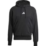 adidas M FEEL COZY HOODED Pánská mikina, černá, velikost