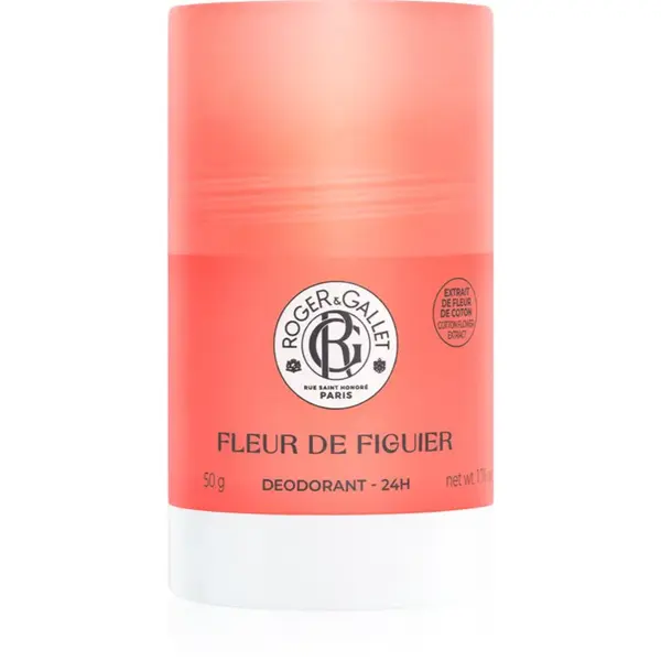 Roger & Gallet Fleur de Figuier tuhý deodorant bez obsahu hliníkových solí s 24hodinovou ochranou pro ženy 50 g