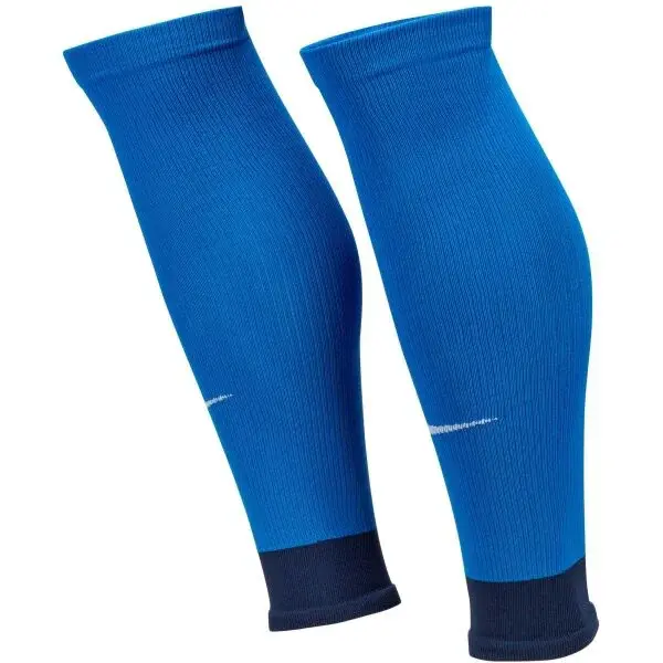 Nike TSRIKE DRI-FIT Futbalové návleky, modrá, veľkosť