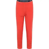DIDRIKSONS MONTE KIDS PANTS 9 Detské voľnočasové nohavice, červená, veľkosť