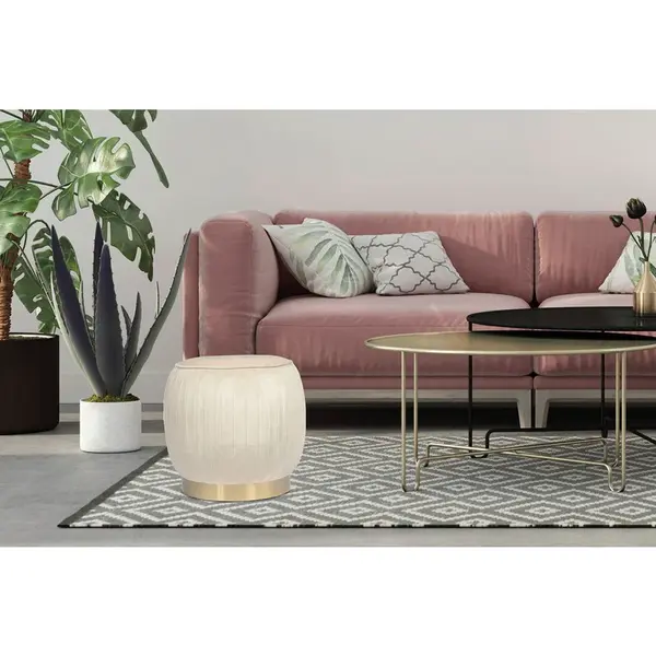 TABURET, kov, plast, 43/42/43 cm