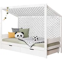 MID.YOU POSTEL S ÚLOŽNÝM PROSTOREM, 90/200 cm, bílá