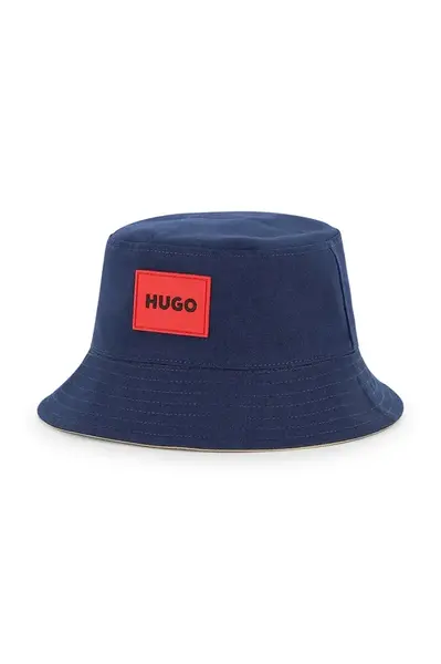 Dětský oboustranný bavlněný klobouk HUGO