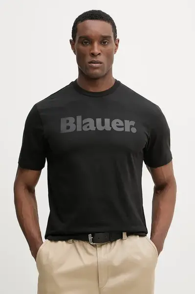 Bavlněné tričko Blauer BOURN