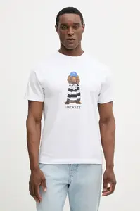 Bavlněné tričko Hackett London