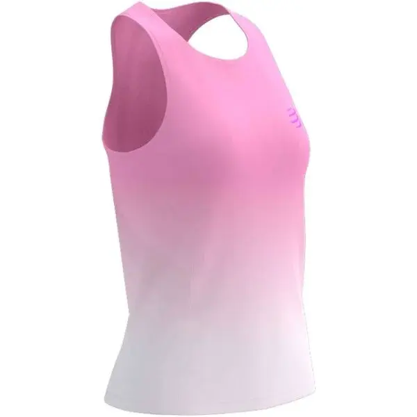 Compressport PERFORMANCE SINGLET W Dámské běžecké tílko, růžová, velikost