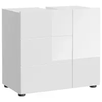 MID.YOU SKŘÍŇKA POD UMYVADLO, vysoce lesklá bílá, bílá, 60/57/34 cm