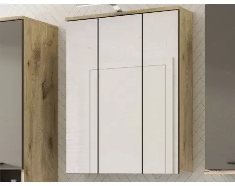 Kúpeľňová zrkadlová skrinka Mason, dub%