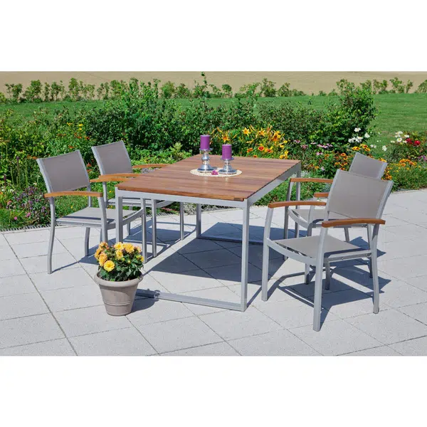 Gardenson ZAHRADNÍ SESTAVA dřevo, kov, textil